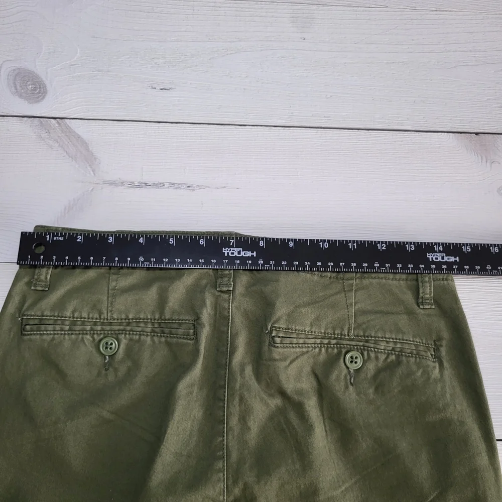 NWT GAP Boy's Pants Olive Military Green Cotton Preppy Gorpcore.